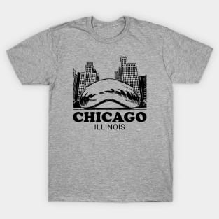 Chicago Reflective Bean T-Shirt